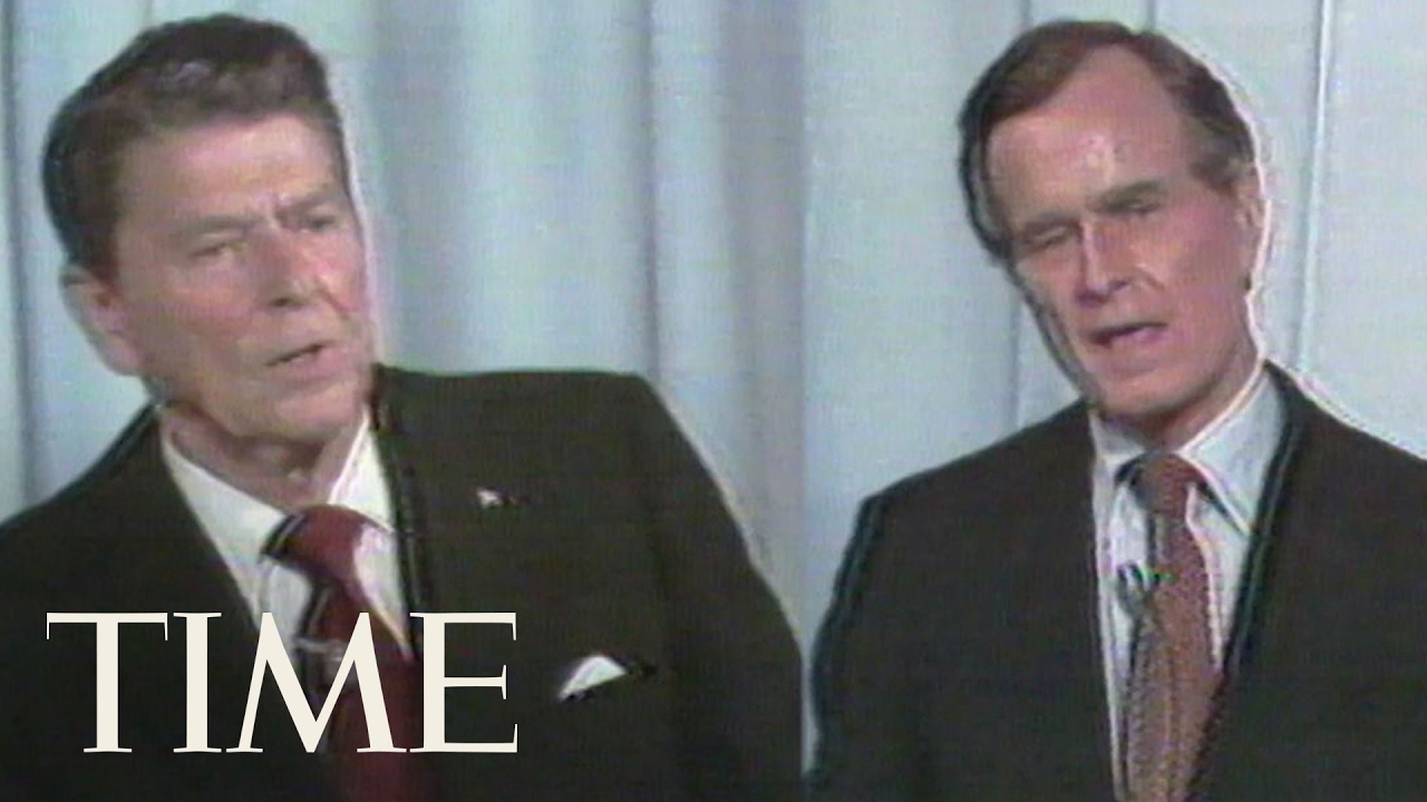 George H. W. Bush And Ronald Reagan Debate On Immigration In 1980 |...